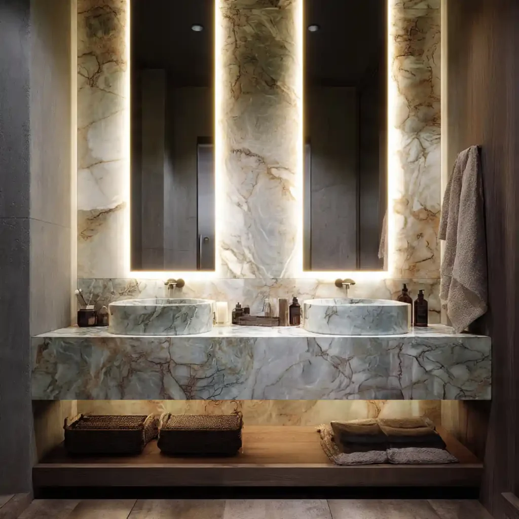 10-Stunning Marble Bathroom Ideas