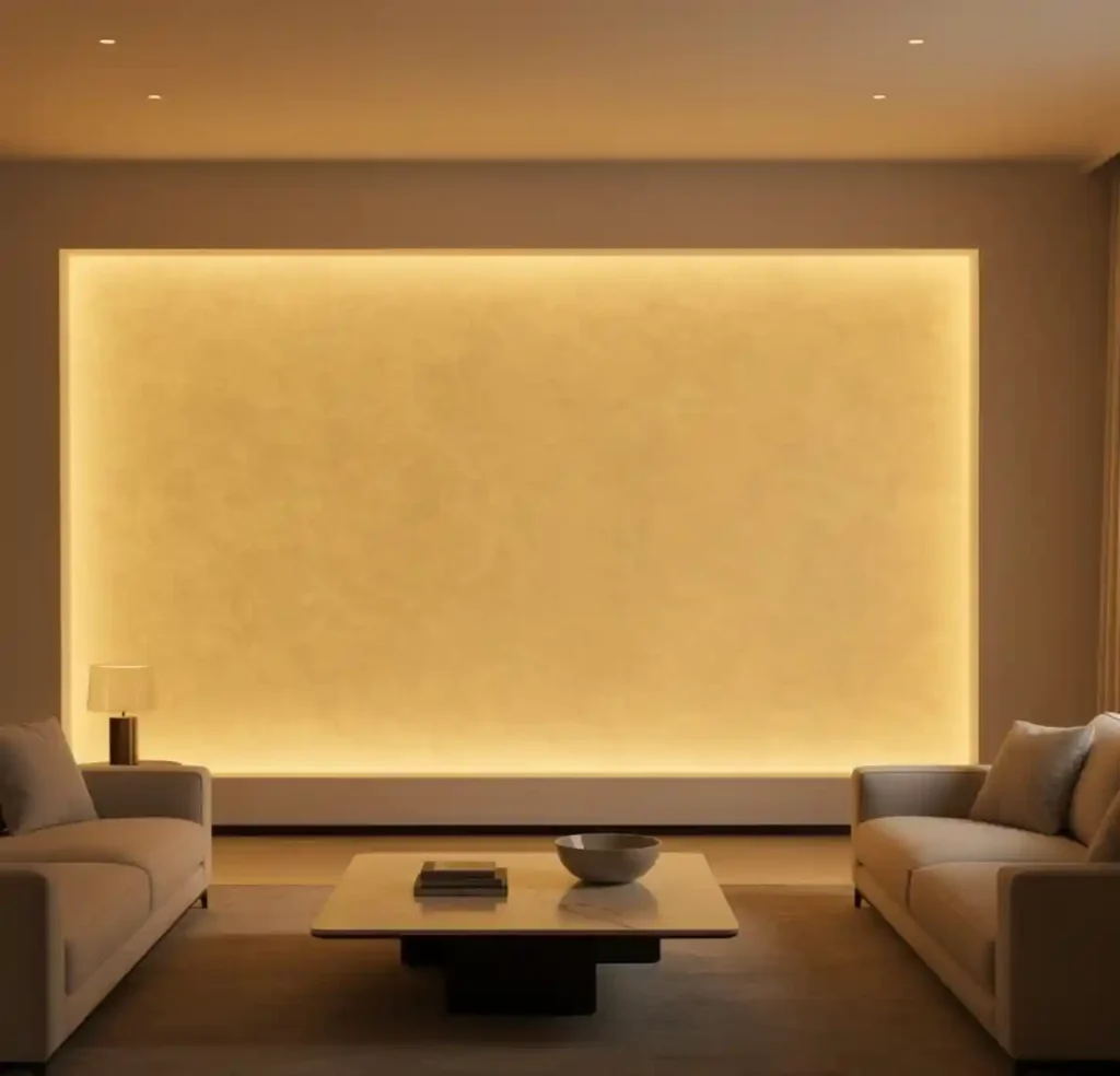 11-Creative Living Room Wall Idea