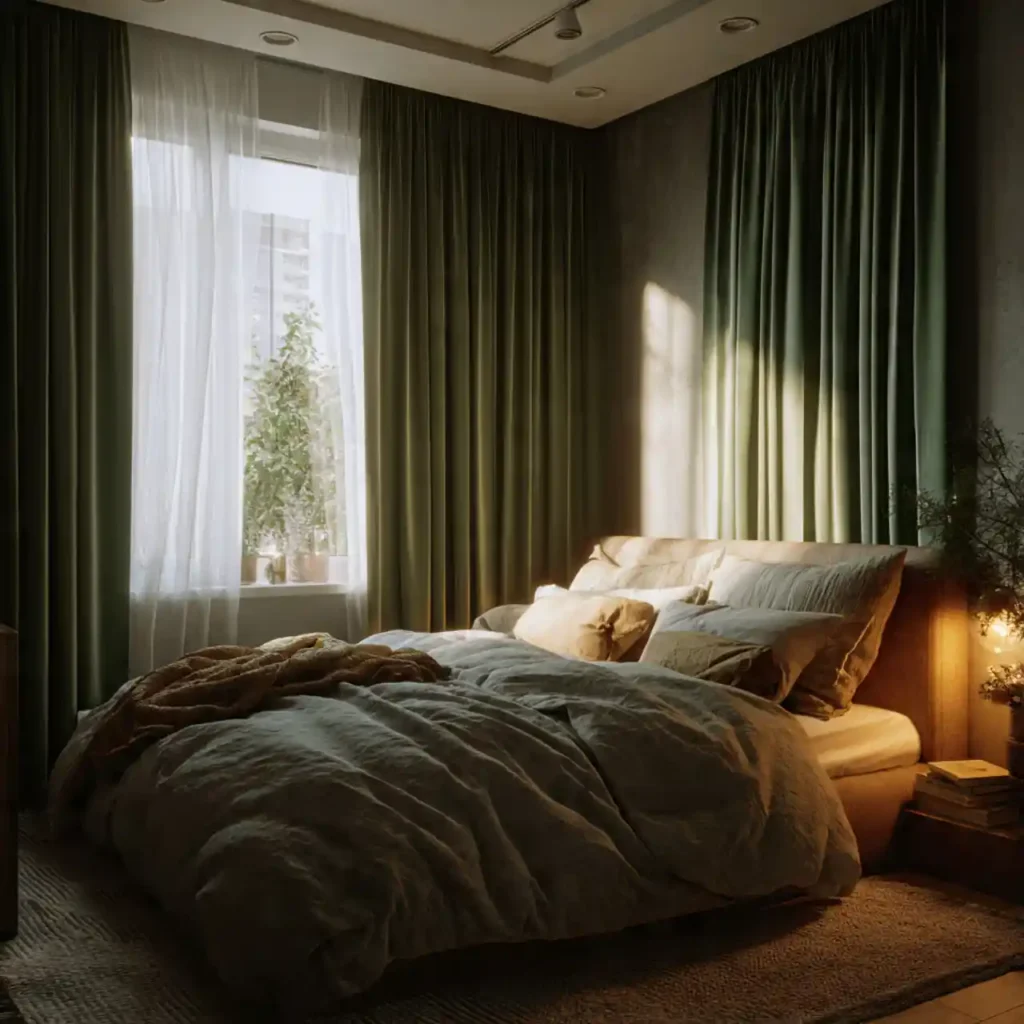 11-Green Bedroom Idea