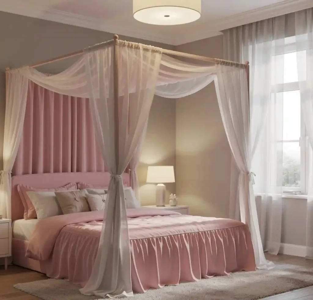 11-Pink Bedroom Idea