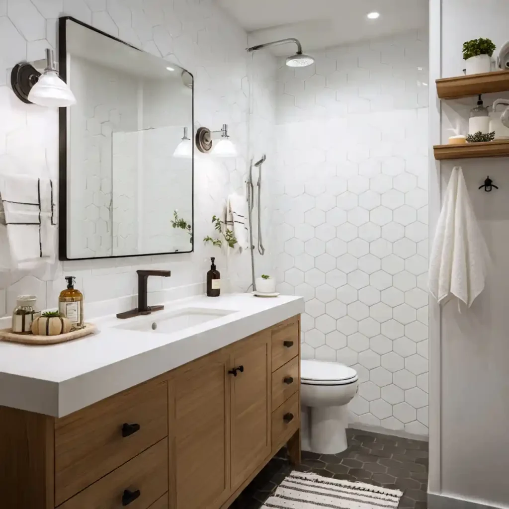 11-Small Bathroom with Shower Idea