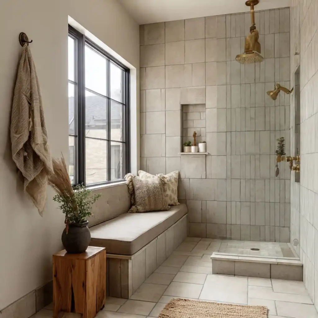 11-Walk-In Shower No Door Idea