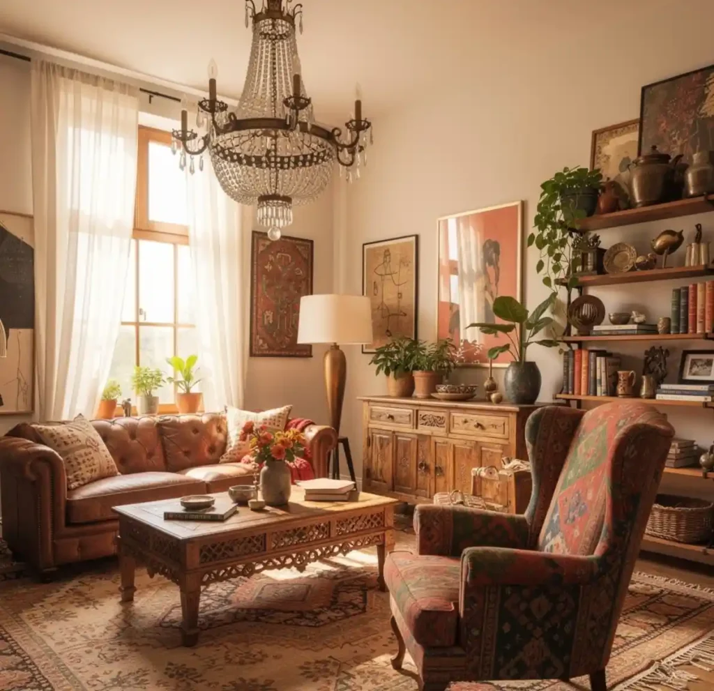 12-Boho Living Room Idea
