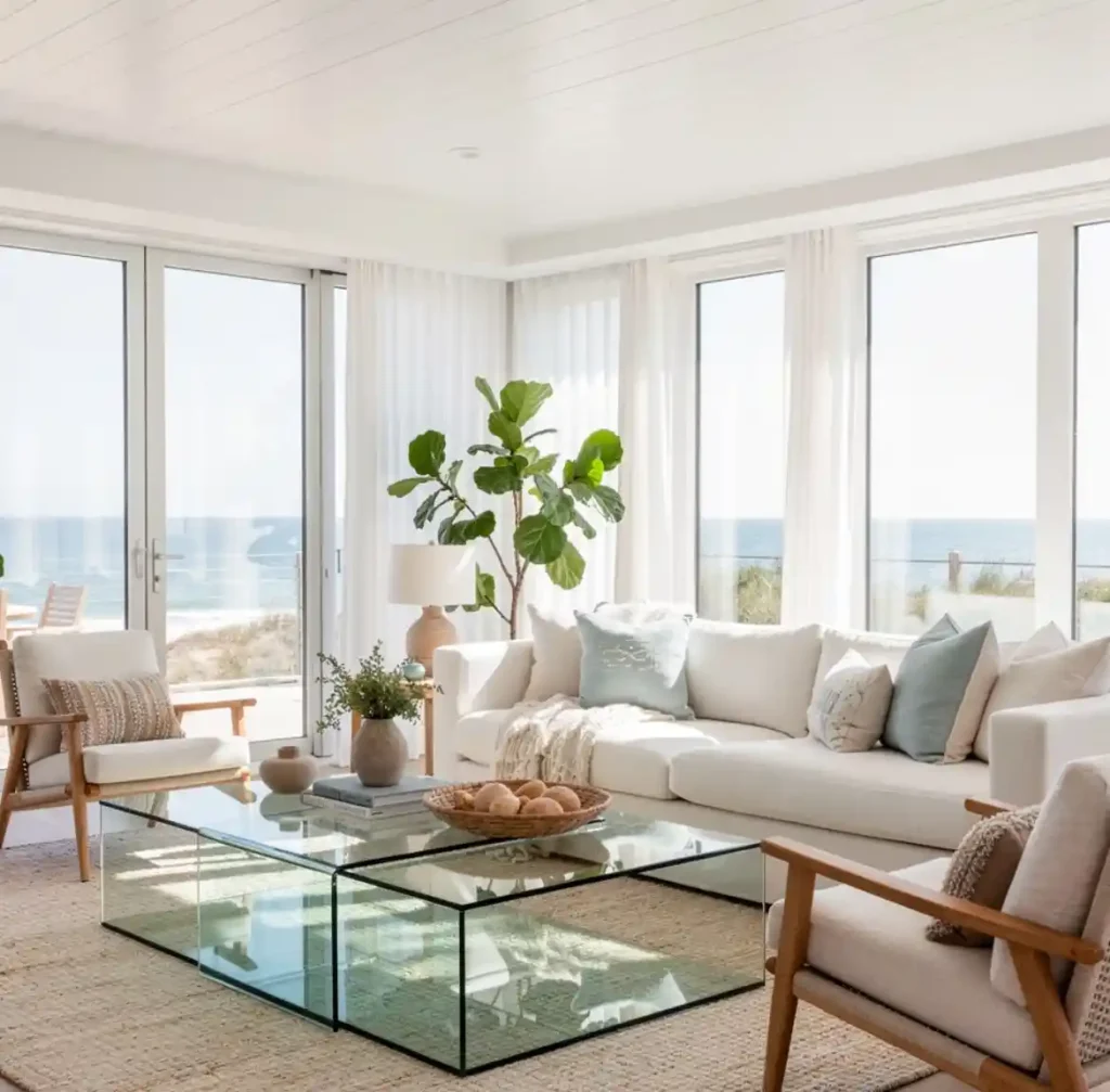 12-Coastal Living Room Idea