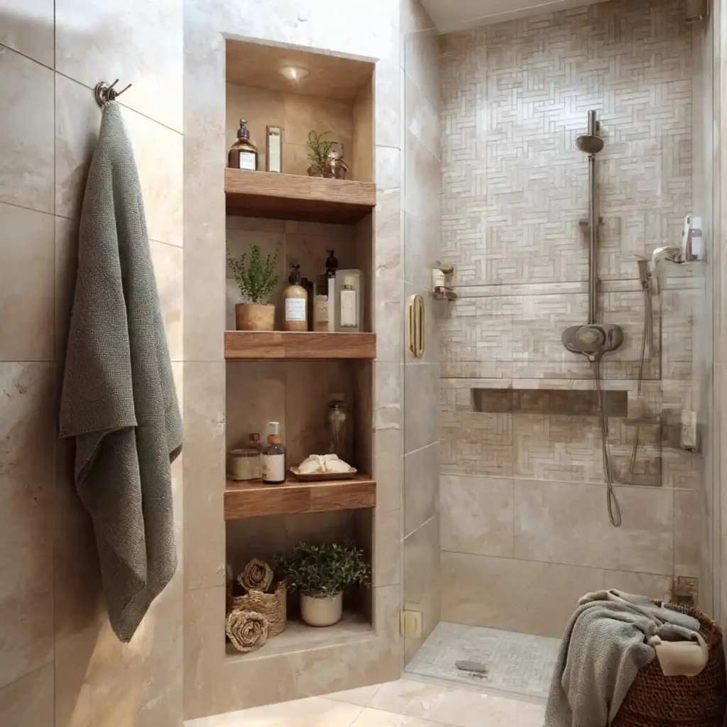 12-Small Bathroom with Shower Idea