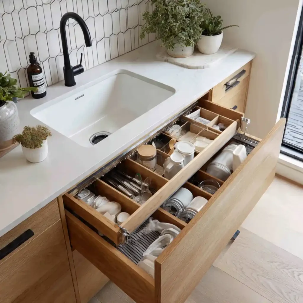 12-Under Bathroom Sink Organization Idea