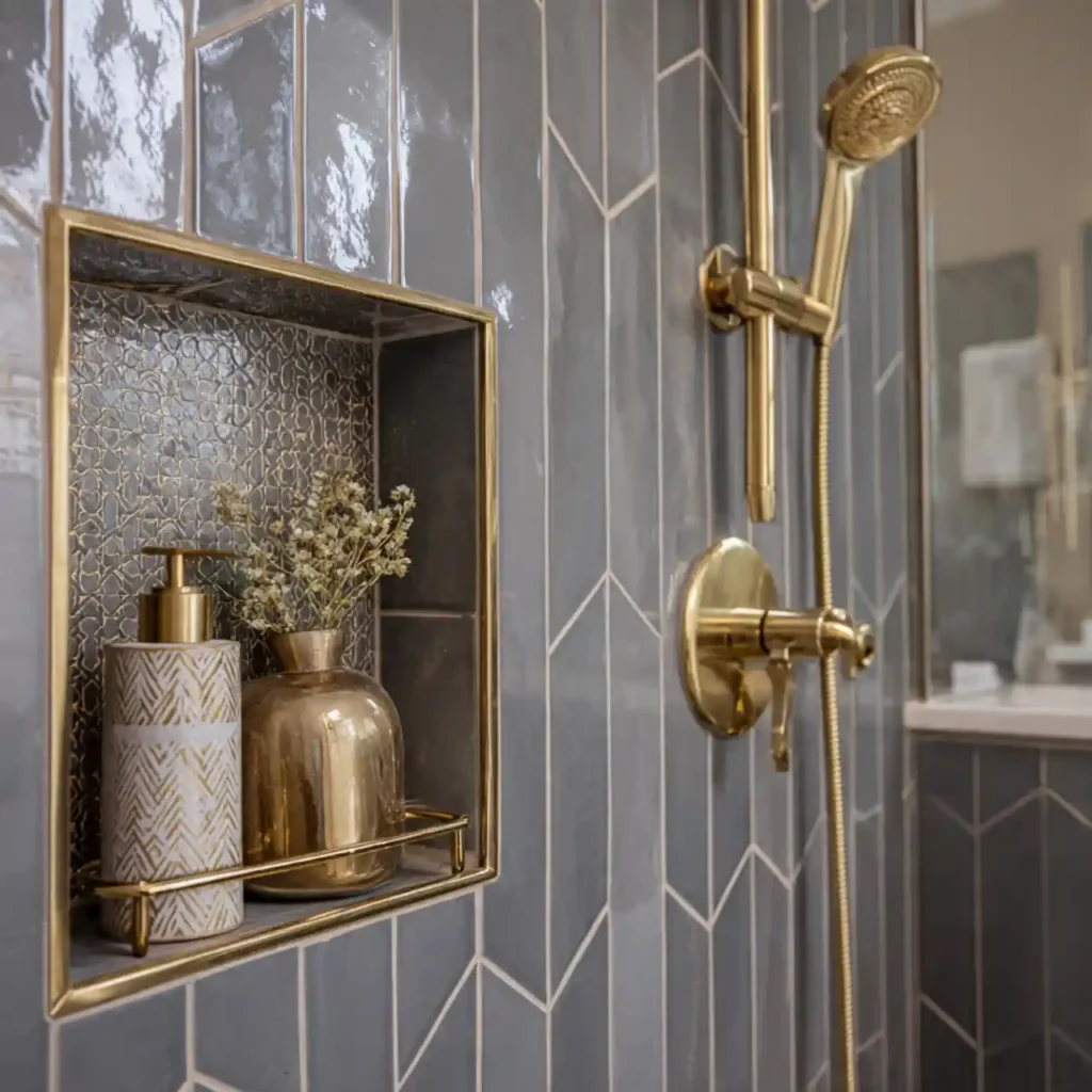 12-Unique Shower Tile Design Idea