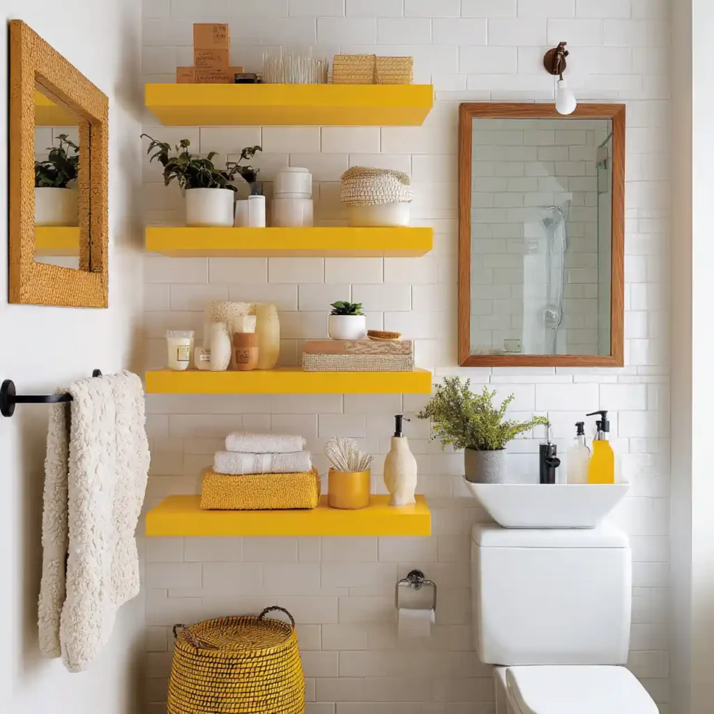 12-Yellow Bathroom Idea