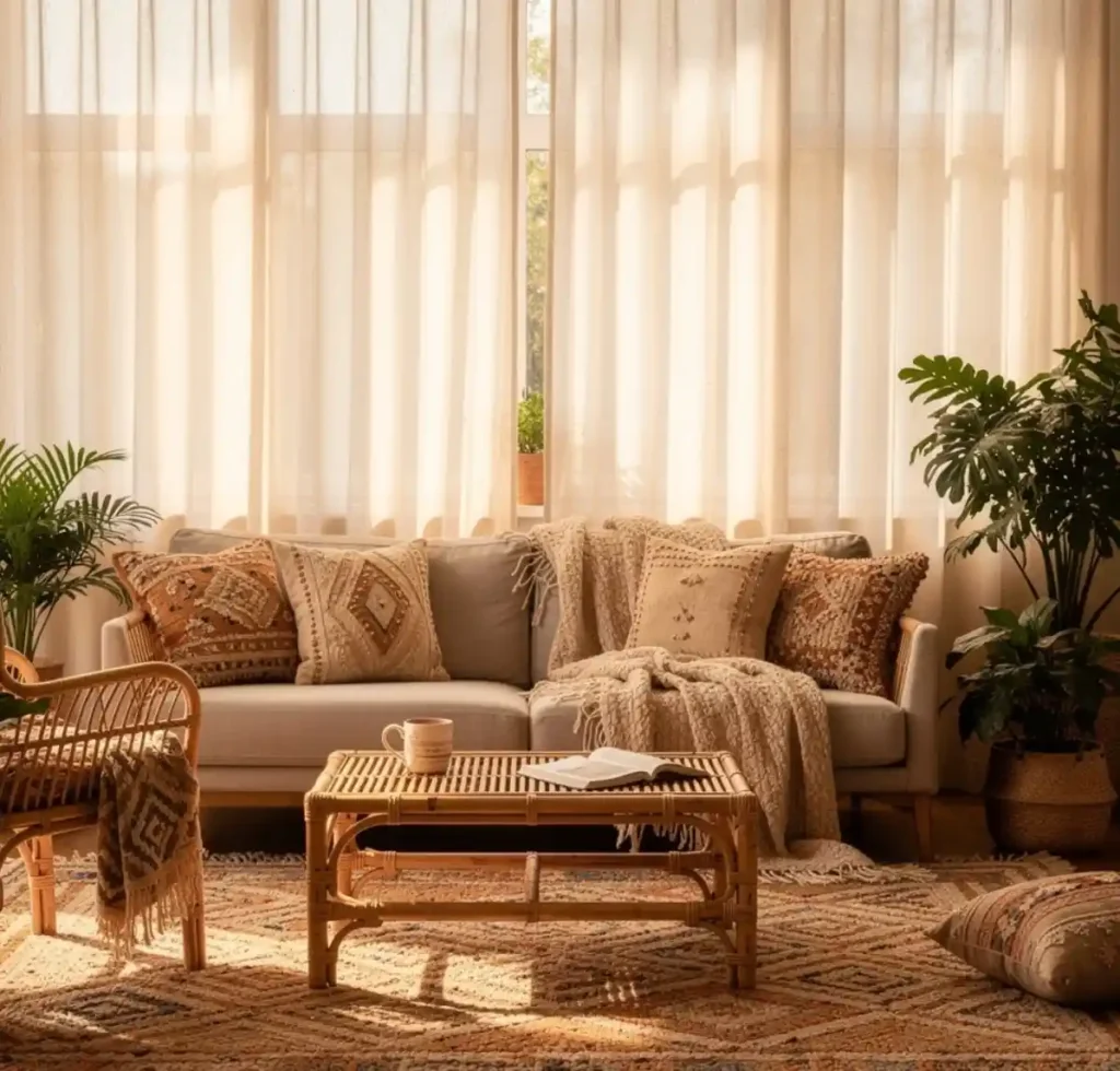 13-Boho Living Room Idea
