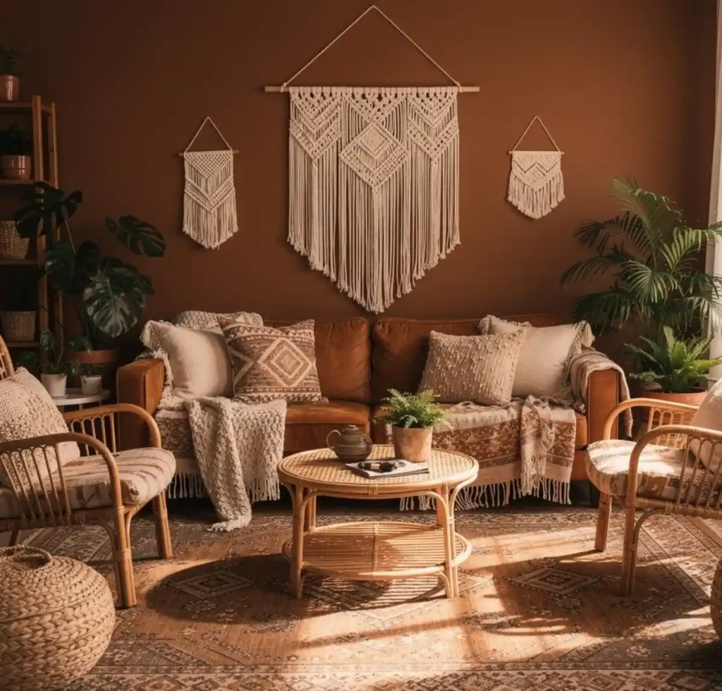 13-Brown Living Room Idea