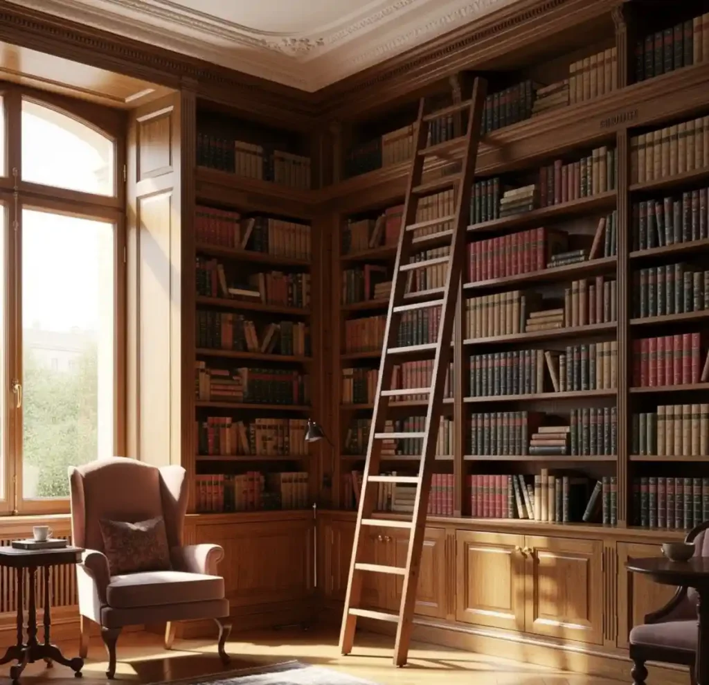 13-Built-In Shelves Living Room Idea
