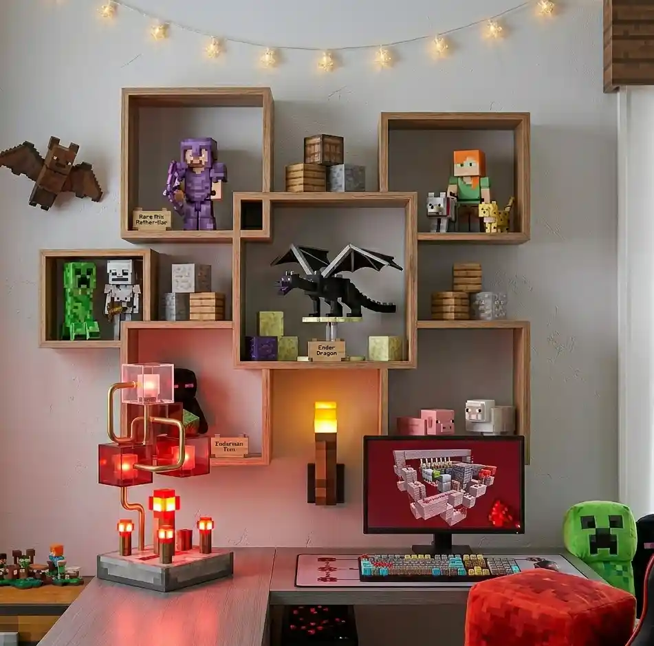 13-Minecraft Bedroom Idea