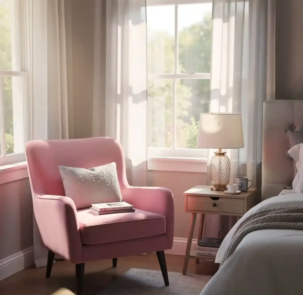 13-Pink Bedroom Idea