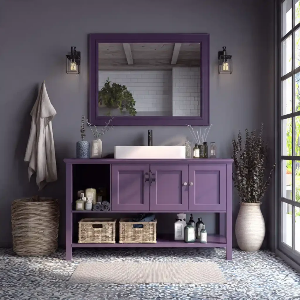 13-Purple Bathroom Ideas