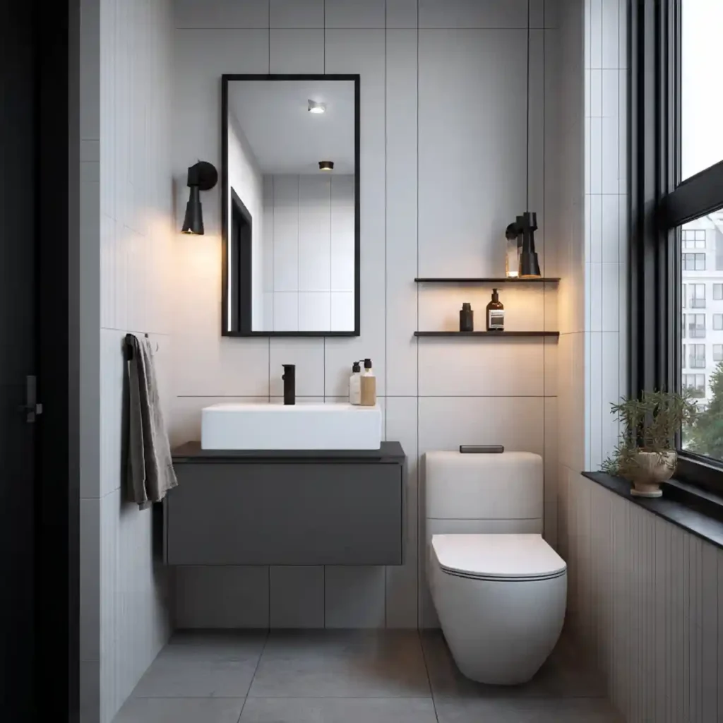 13-Small Full Bathroom Idea