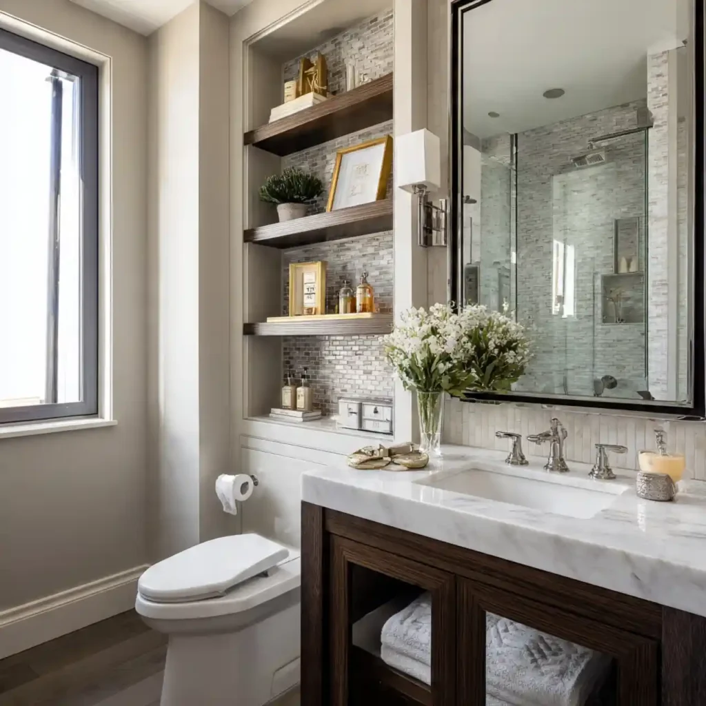 13-Stunning Apartment Bathroom Decor Idea