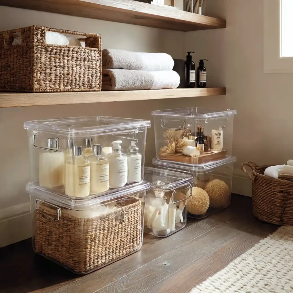 13-Under Bathroom Sink Organization Idea