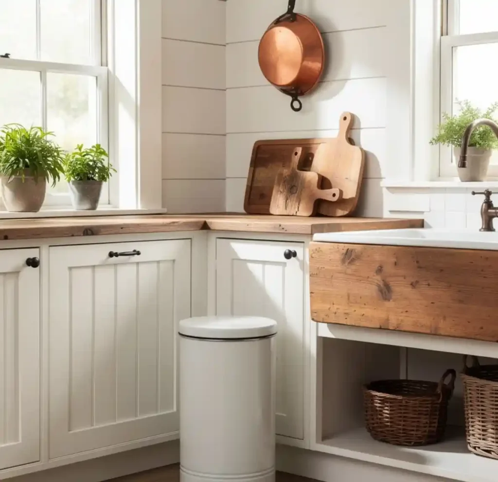 14-Kitchen Trash Can Idea