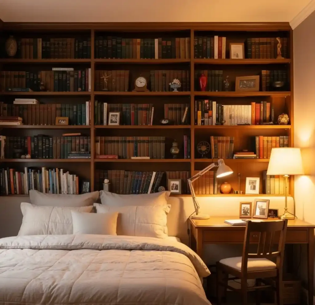 14-No Headboard Bedroom Idea