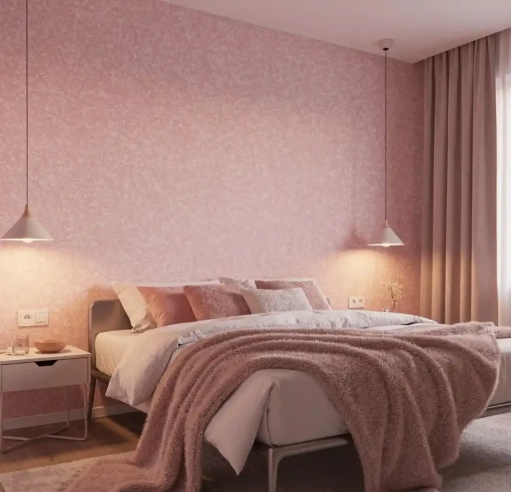 14-Pink Bedroom Idea