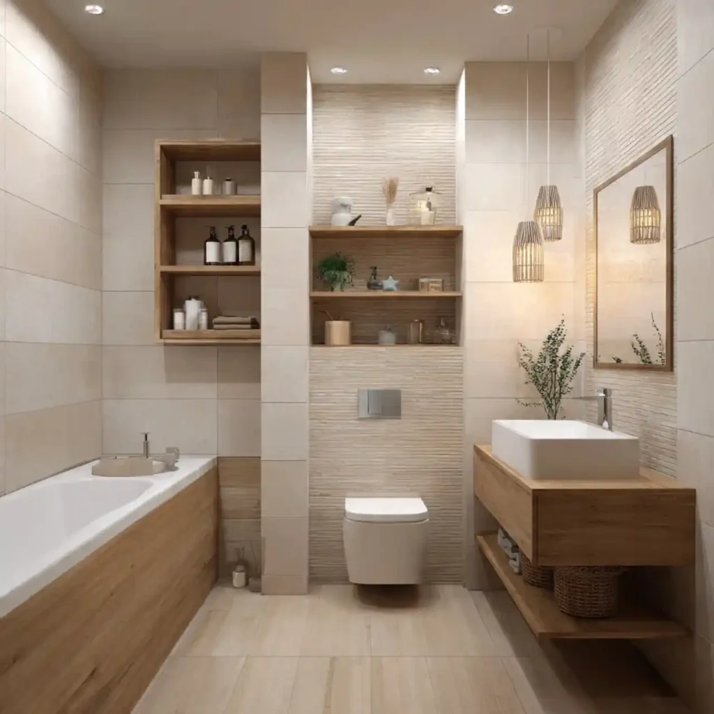 14-Small Full Bathroom Idea