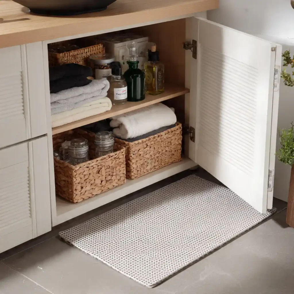14-Under Bathroom Sink Organization Idea