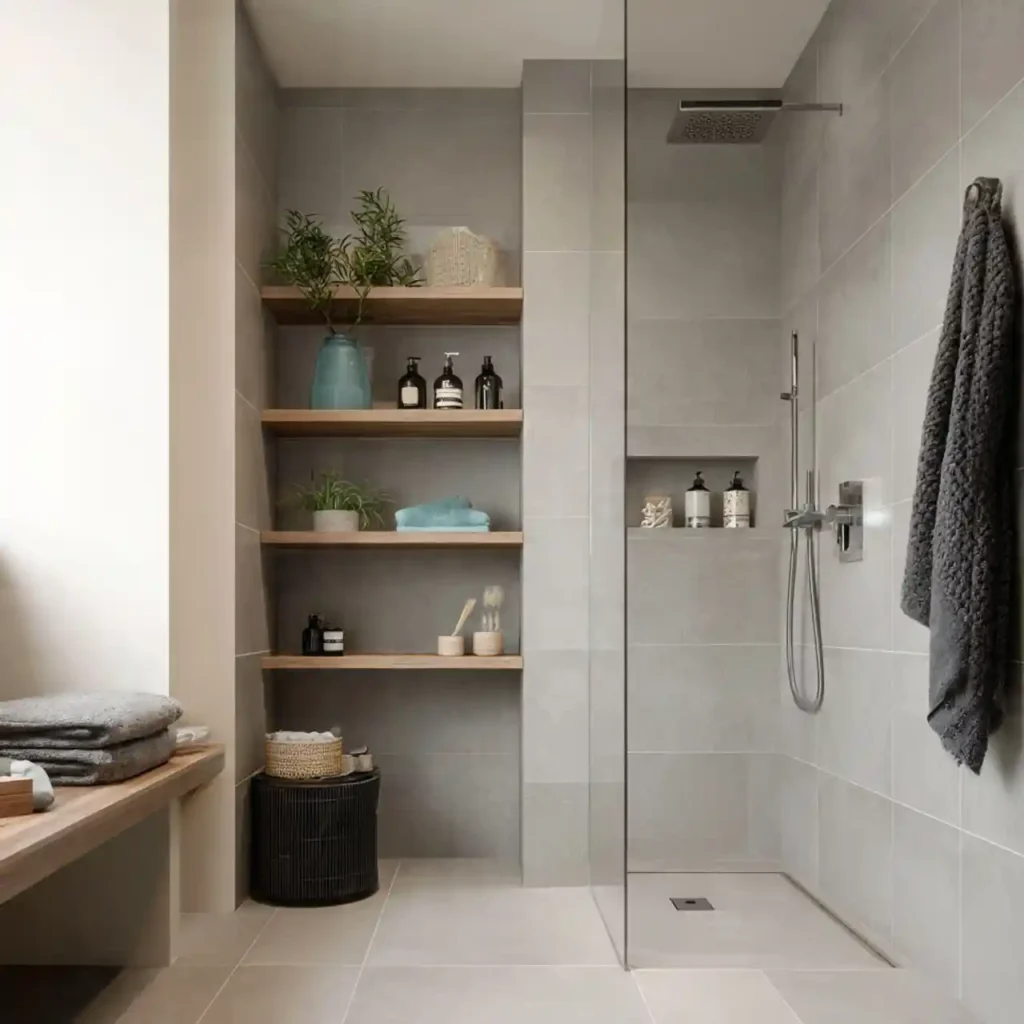 14-Walk-In Shower No Door Idea