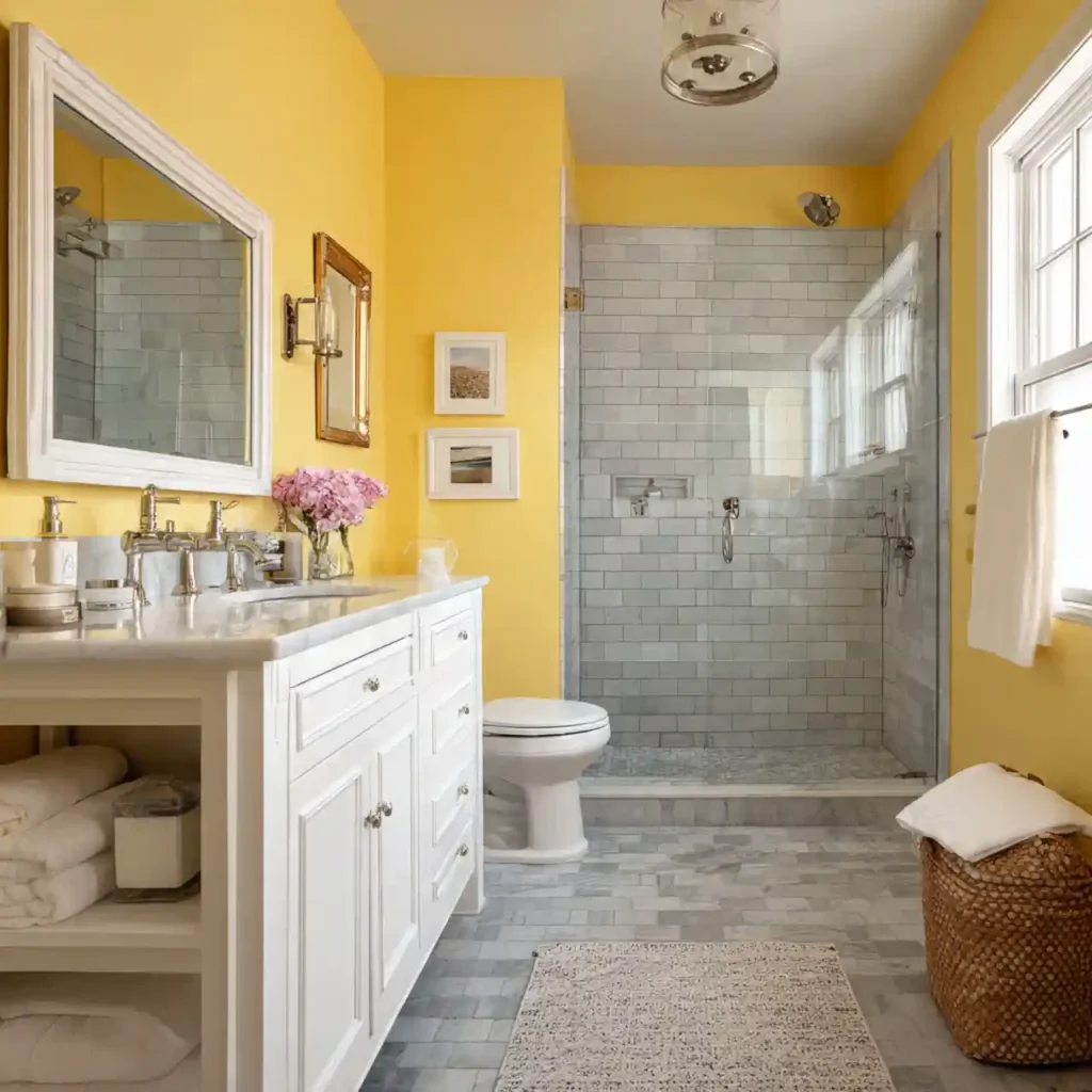 14-Yellow Bathroom Idea