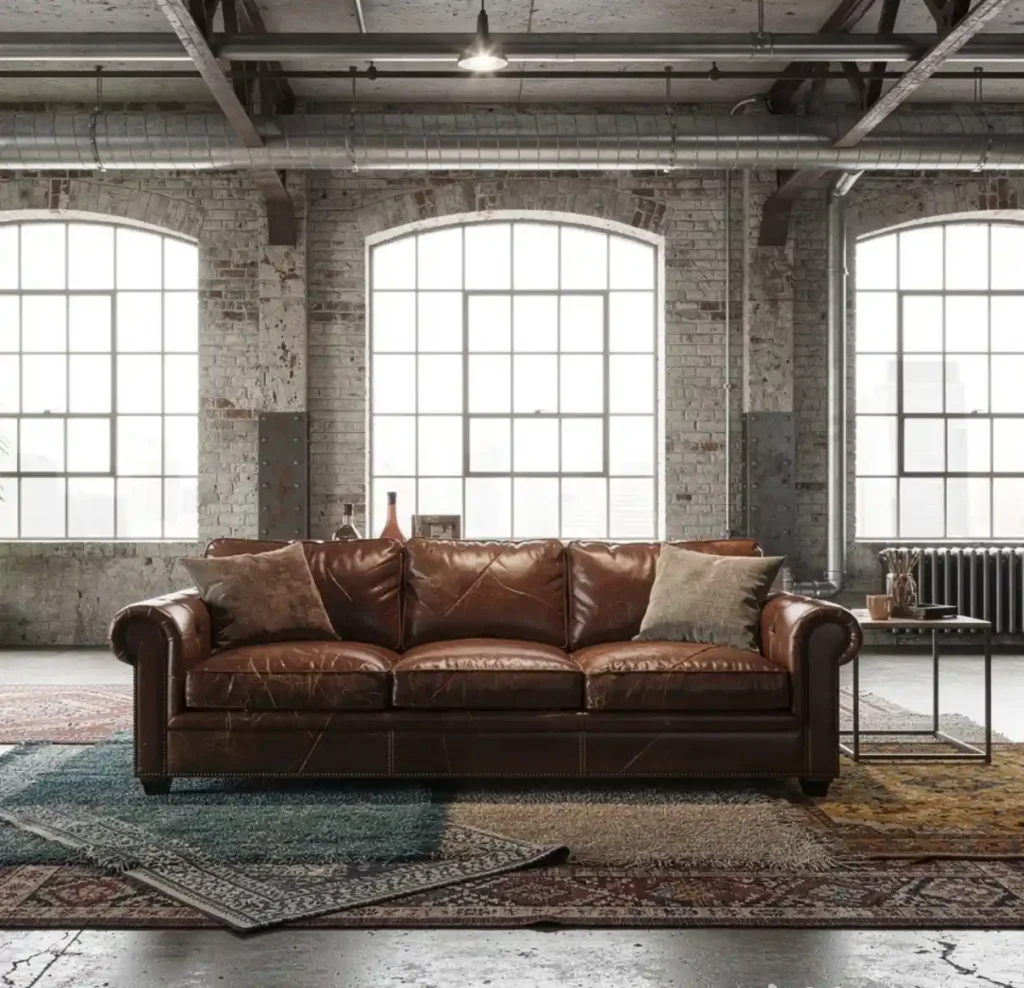 15-Brown Couch Living Room Idea