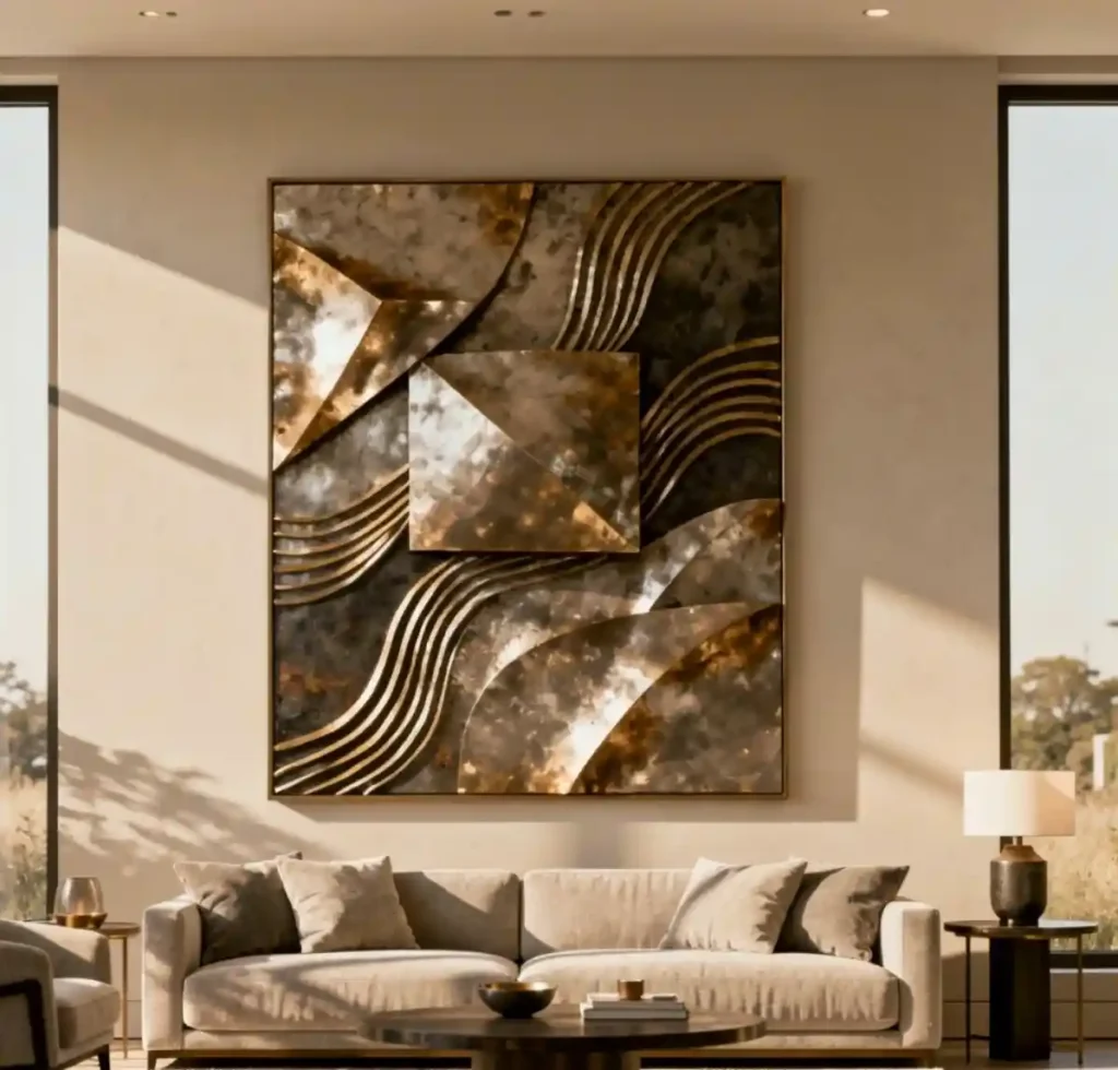15-Creative Living Room Wall Idea
