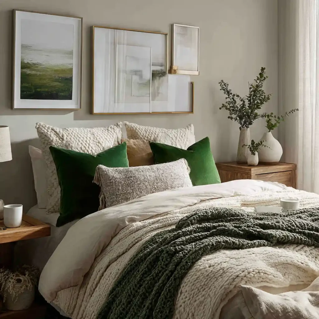 15-Green Bedroom Idea