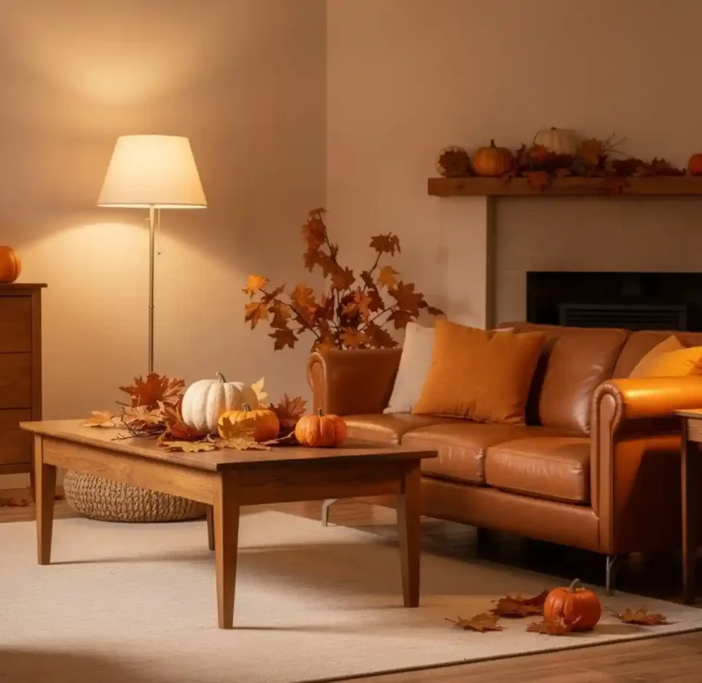 15-Orange Bedroom Idea