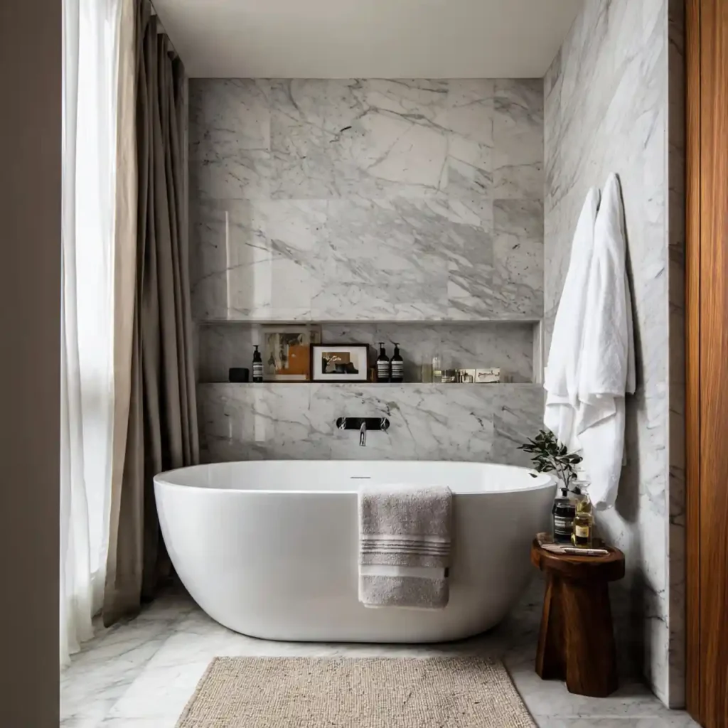 15-Stunning Apartment Bathroom Decor Idea