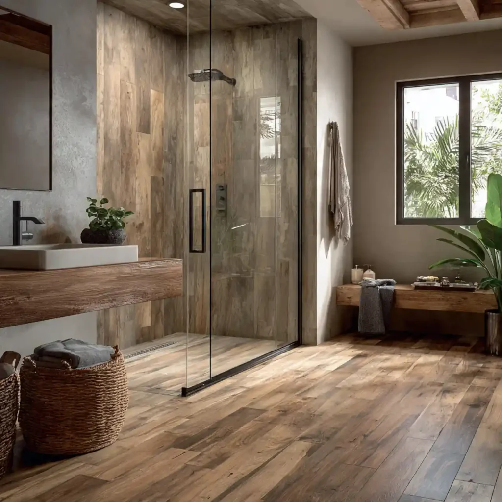 15-Unique Shower Tile Design Idea