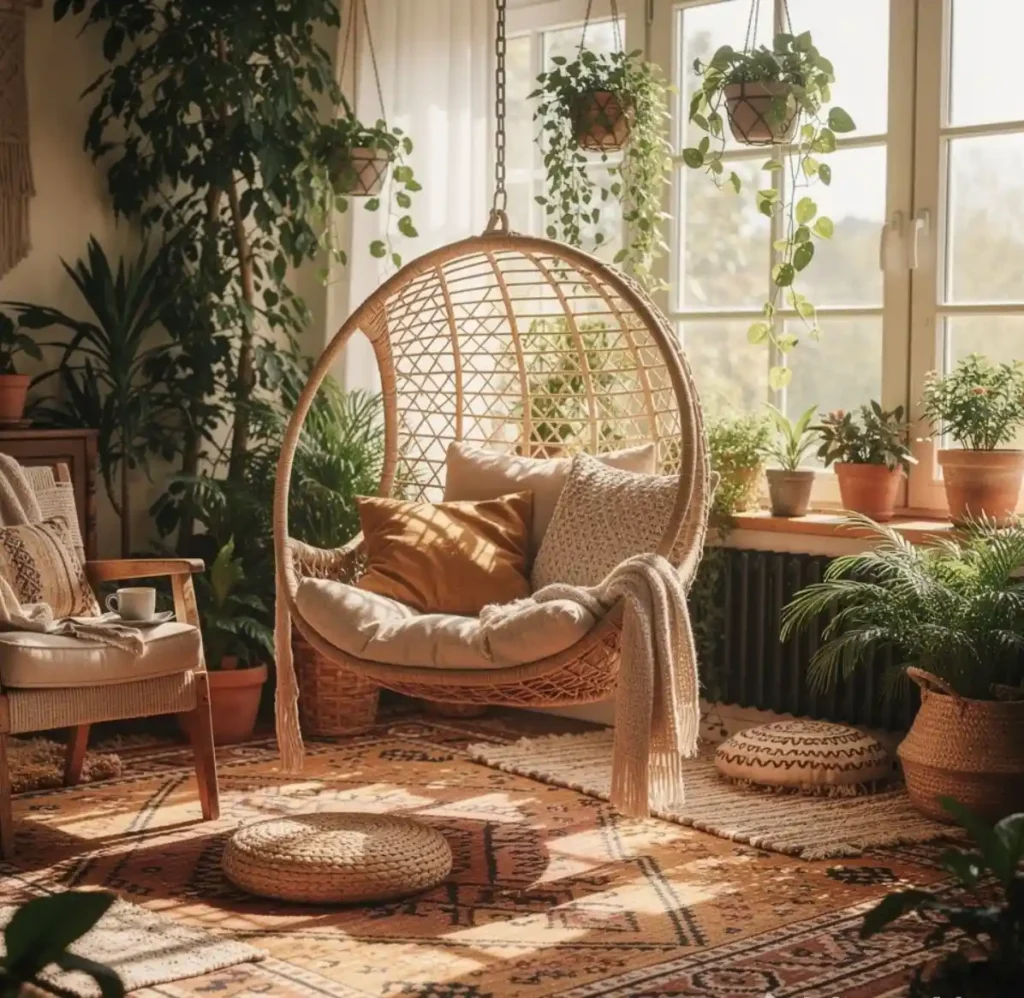 16-Boho Living Room Idea
