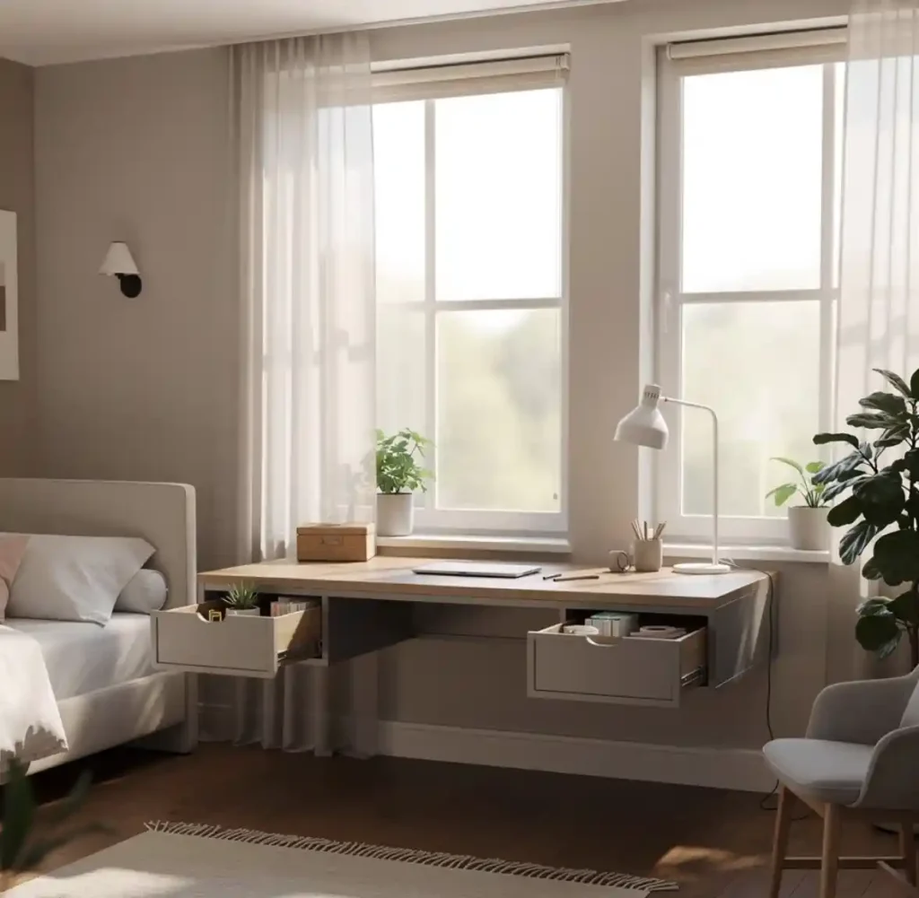 16-Inspiring Home Office in Bedroom Design