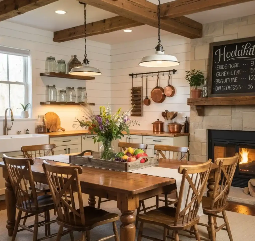 16-Kitchen Dining Room Combo Idea