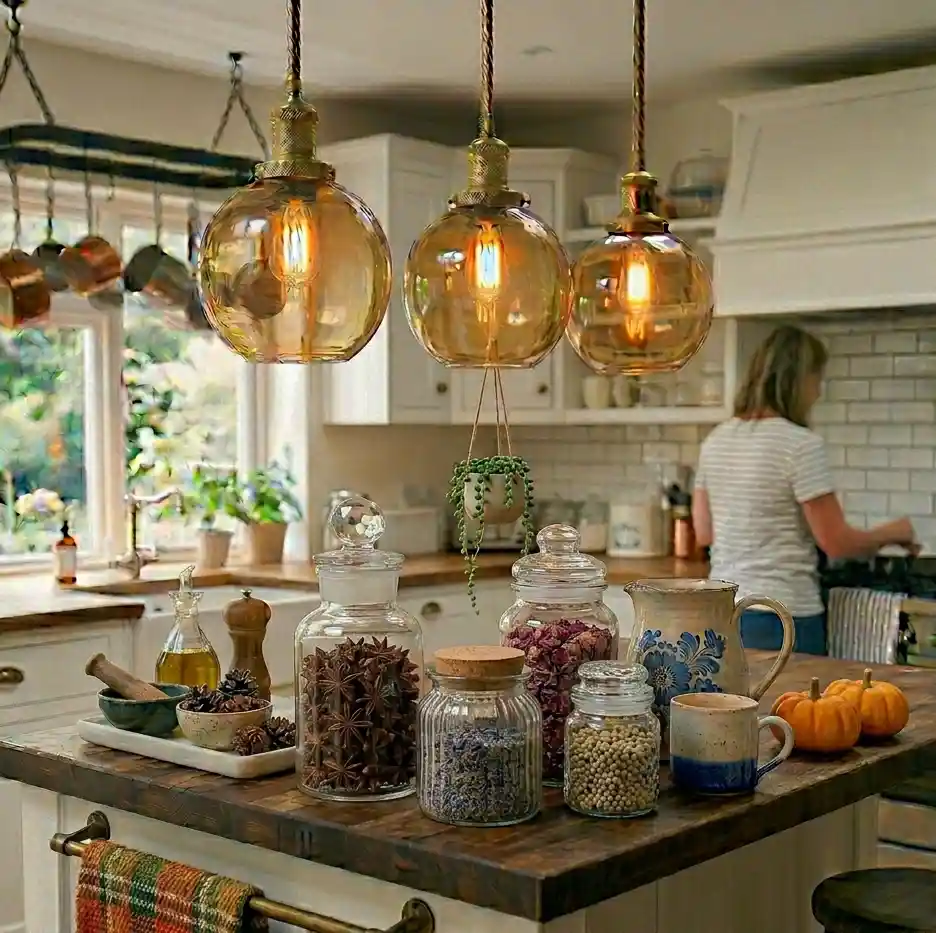 16-Kitchen Island Decor Idea