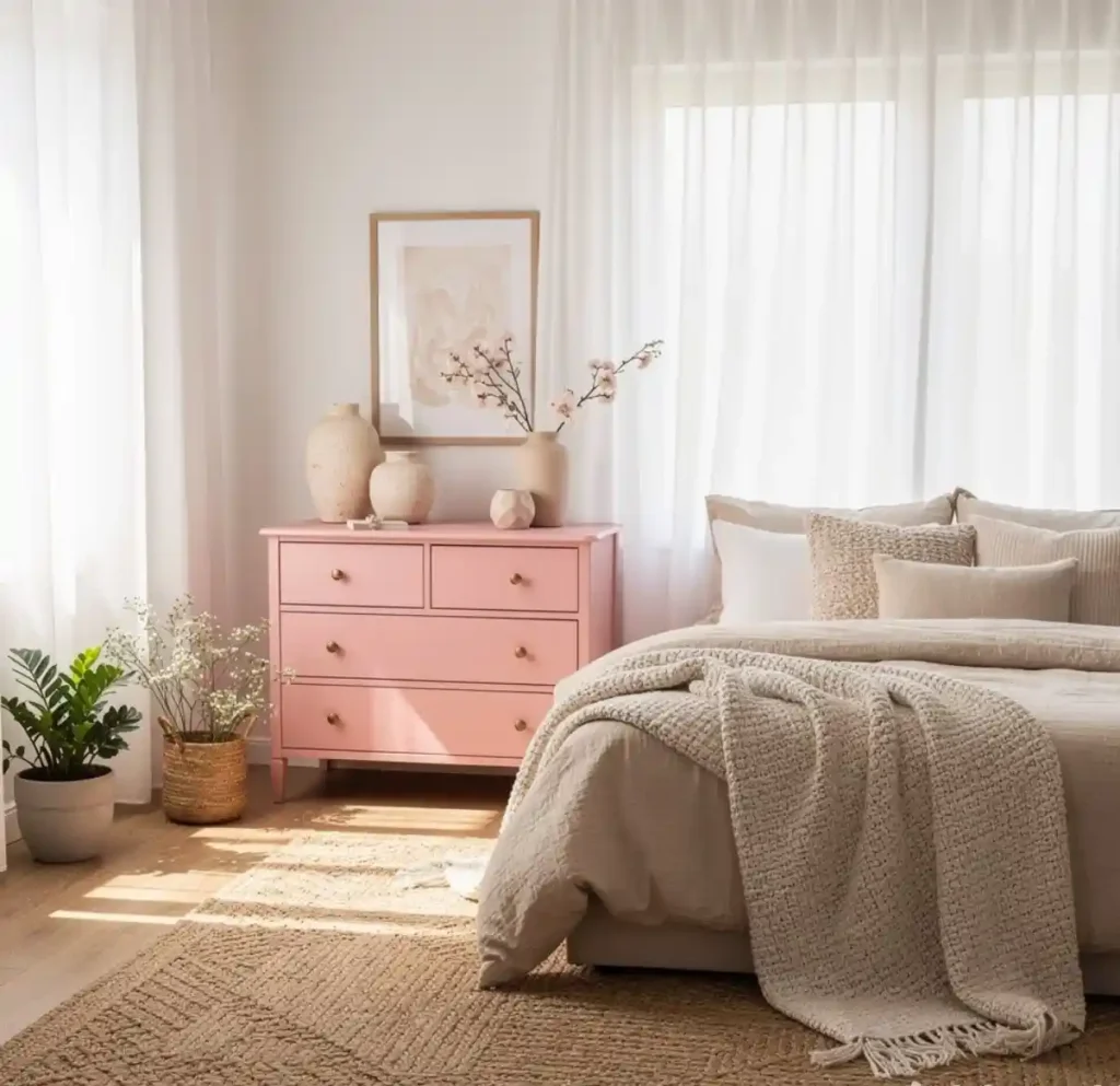 16-Pink Bedroom Idea