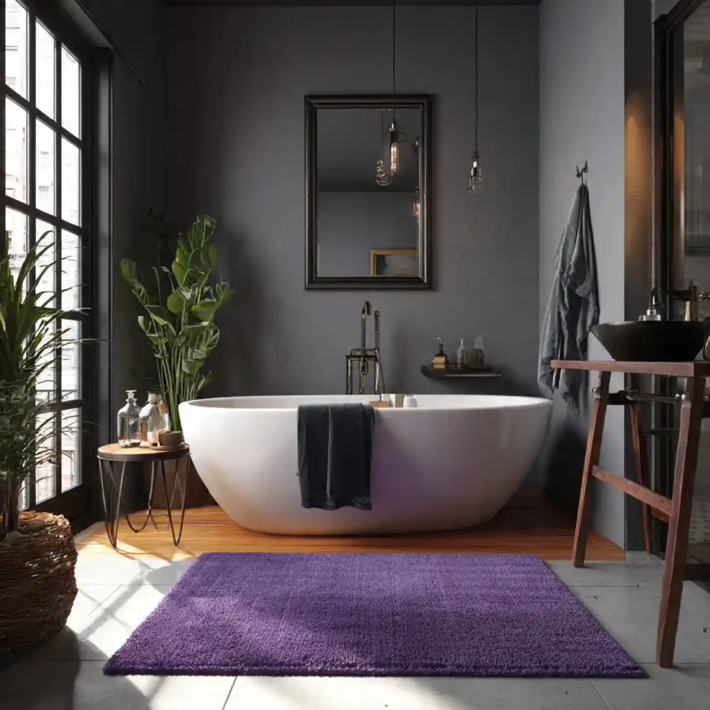16-Purple Bathroom Ideas