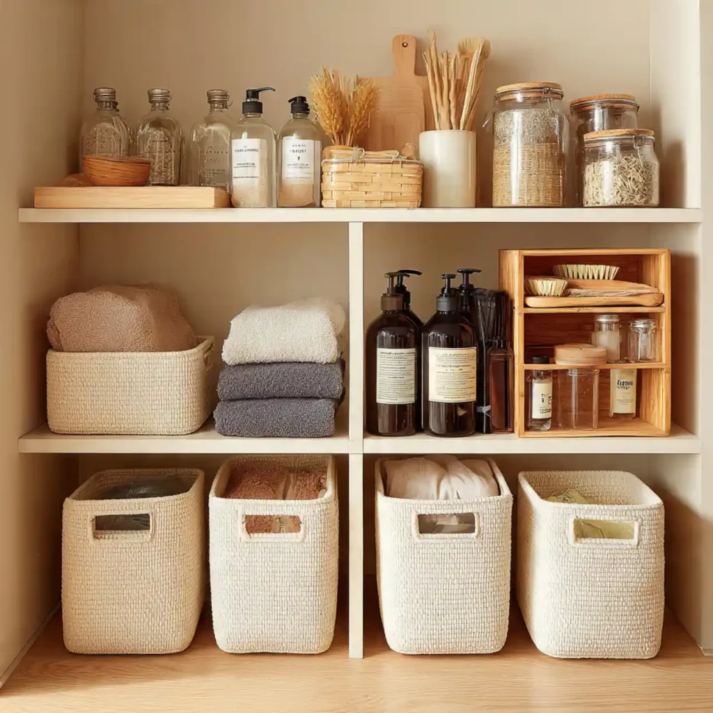 16-Under Bathroom Sink Organization Idea