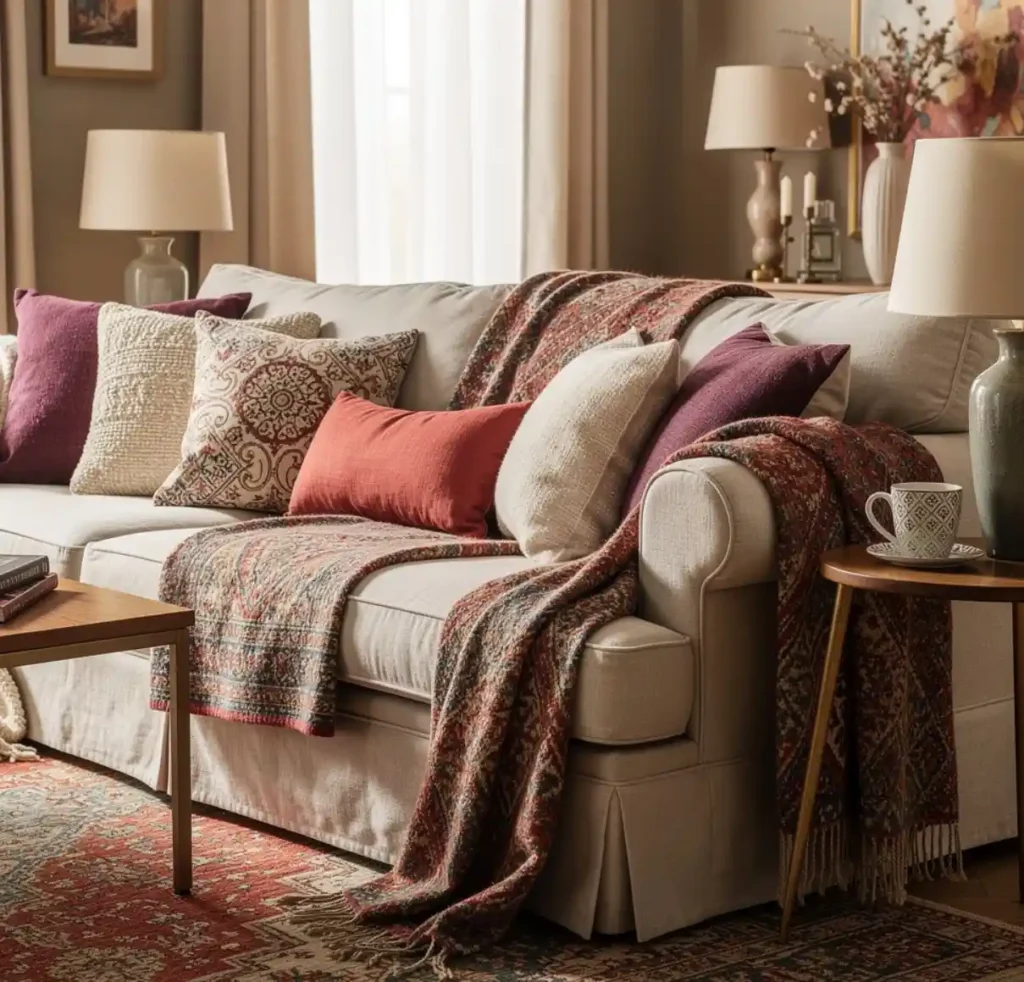 17-Boho Living Room Idea