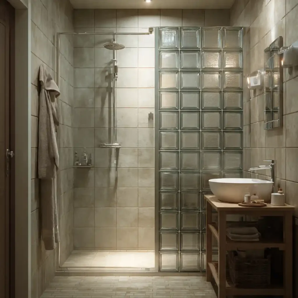 17-Small Bathroom with Shower Idea