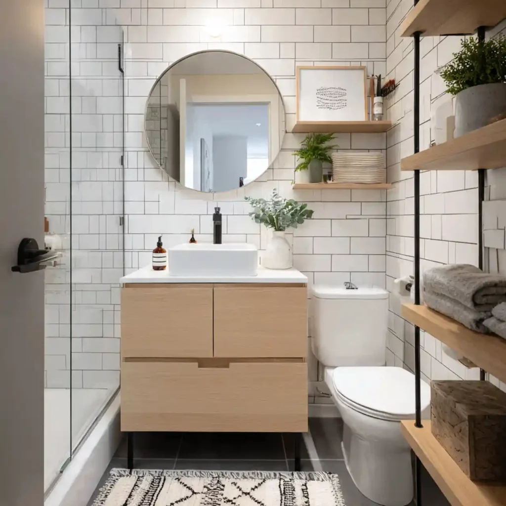 17-Small Full Bathroom Idea