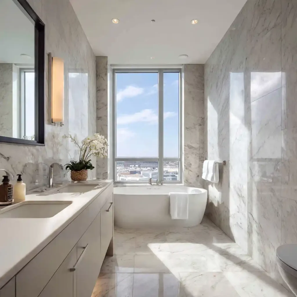 17-Stunning Marble Bathroom Ideas
