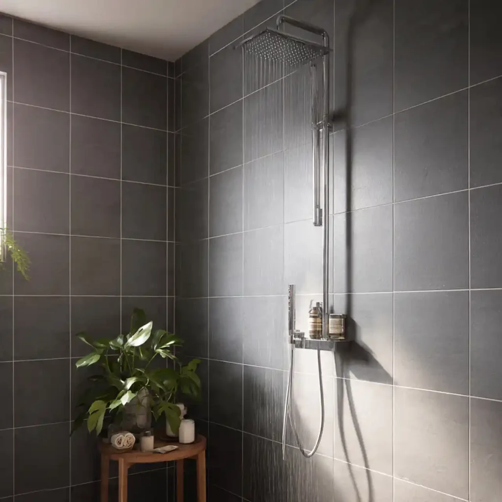 17-Unique Shower Tile Design Idea