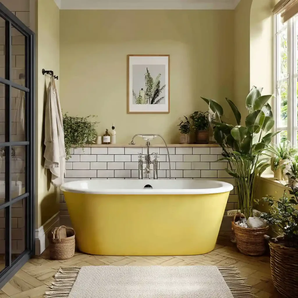 17-Yellow Bathroom Idea