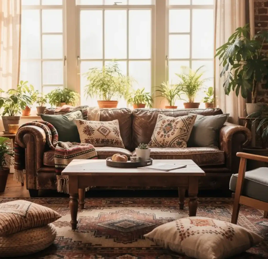18-Boho Living Room Idea