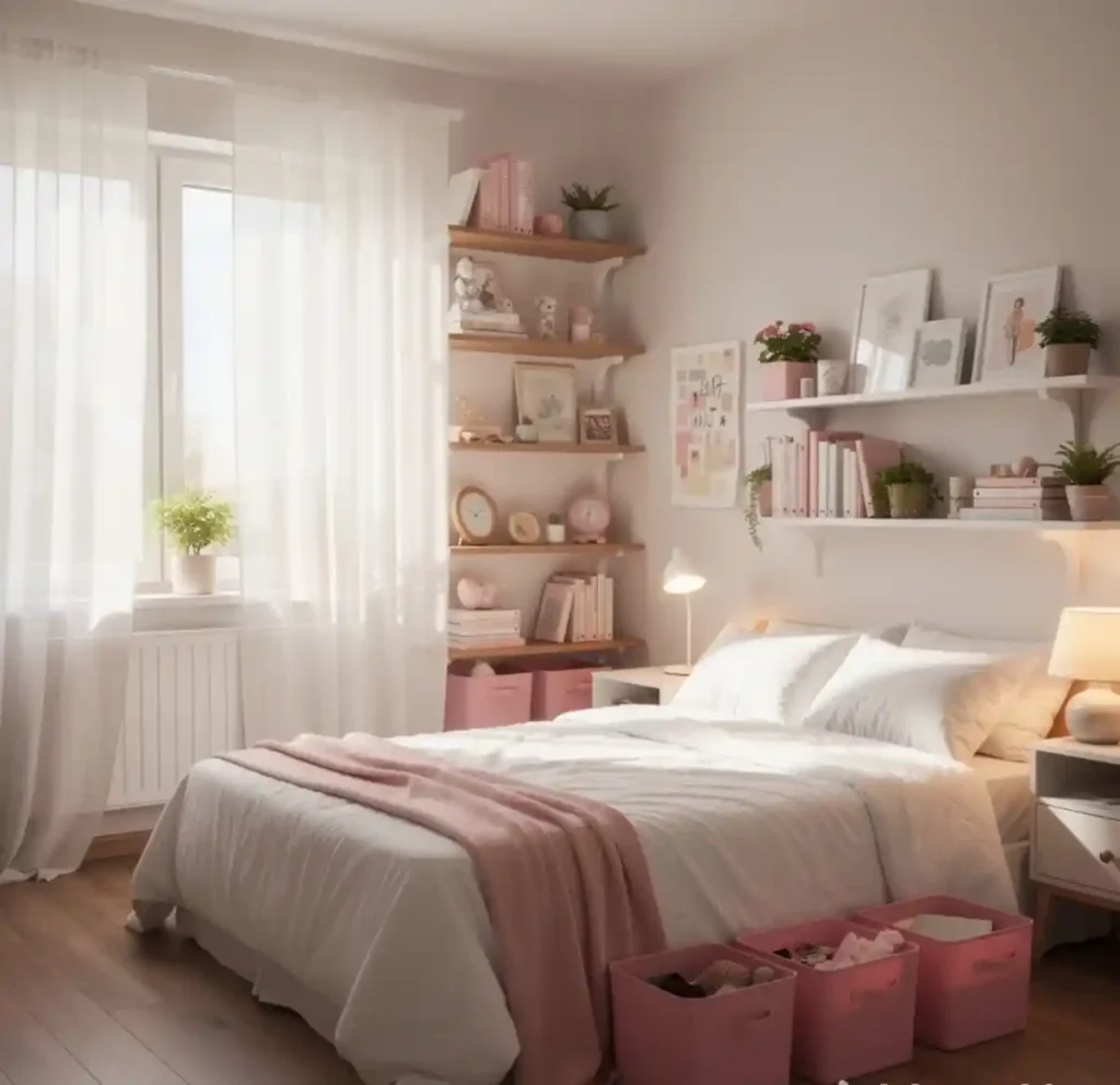 18-Pink Bedroom Idea