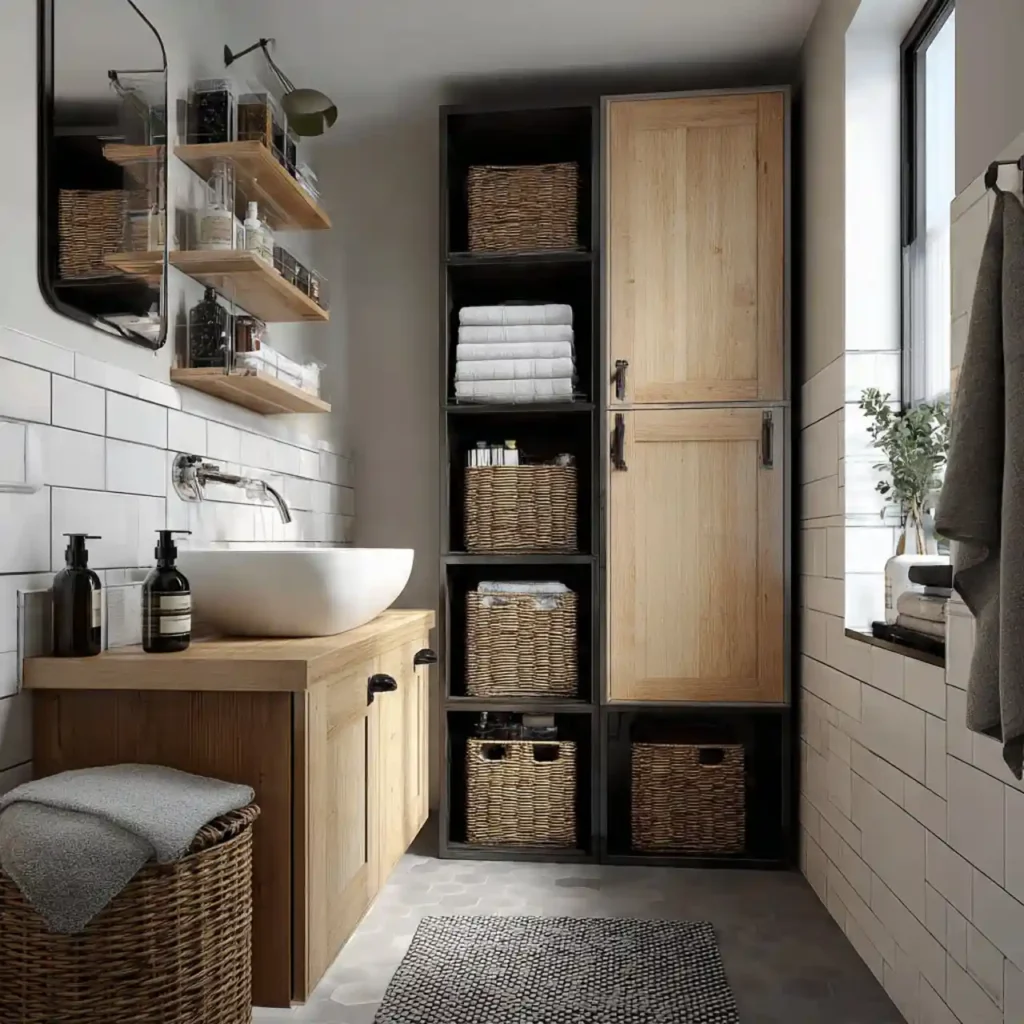 18-Small Bathroom with Shower Idea